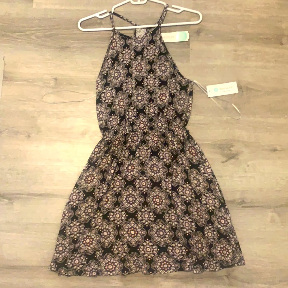 Patterned Casual Dress, unworn tag still on